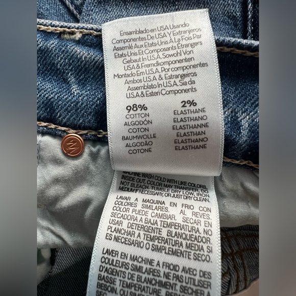 🆕MOTHER 👵The Mid Rise Dazzler Ankle Step Fray in Something To Remember Sz 28 - Picture 16 of 16